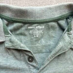 Five Mens Banana Republic Polo Shirts Size Small